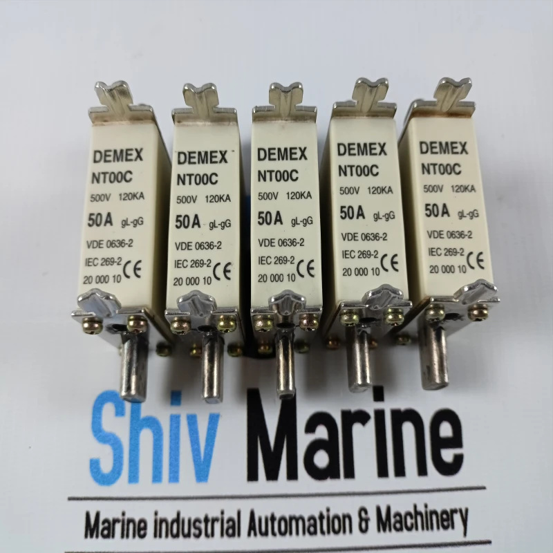 DEMEX NT00C FUSE 50A 500V 120KA GL-GG FUSE shivmarine