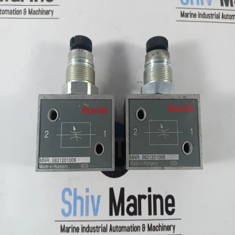 REXROTH 0821201006 SERIES THROTTLE VALVE Solenoid Valve shivmarine