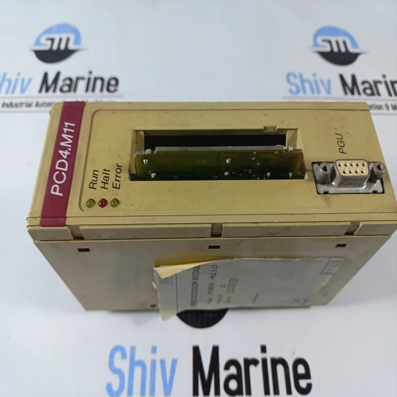 SAIA PCD4.M11 PROCESSOR MODULE SAIA PCD4.M110 VER.E PLC shivmarine